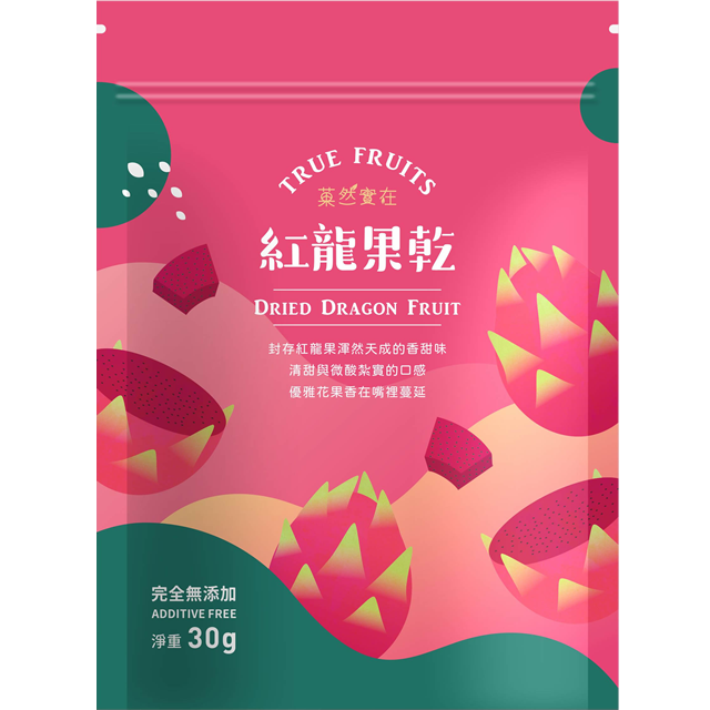 零添加 | 紅龍果果乾-30g